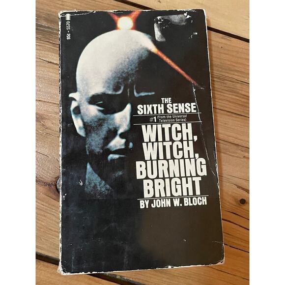 The 6th Sense. Witch Witch Burning Bright Paperback Vintage book. John Bloch - Picture 1 of 2